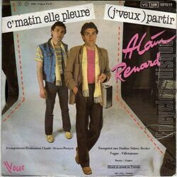 [Pochette de C’matin elle pleure (Alain RENARD) - verso]