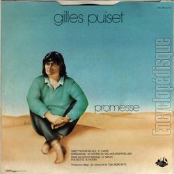 [Pochette de Assis par terre (Gilles PUISET) - verso]