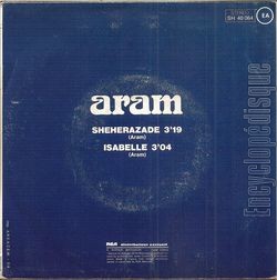 [Pochette de Sheherazade (ARAM) - verso]