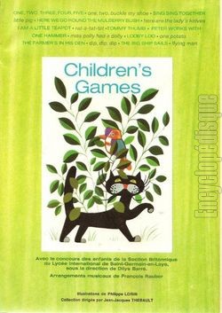 [Pochette de CHILDREN’S GAMES (DOCUMENT) - verso]