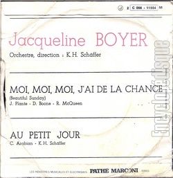 [Pochette de Moi, moi, moi, j’ai de la chance (Jacqueline BOYER) - verso]