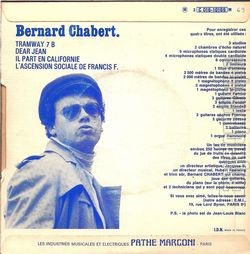 [Pochette de Tramway 7 B (Bernard CHABERT) - verso]