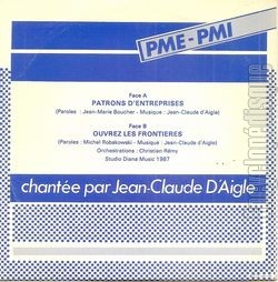 [Pochette de Patrons d’entreprises (Jean-Claude DAIGLE) - verso]