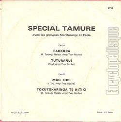 [Pochette de Spcial tamure 2 (DOCUMENT) - verso]