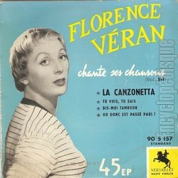 [Pochette de La canzonetta (Florence VRAN)]