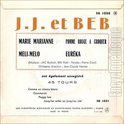 [Pochette de Marie-Marianne (J.J. & BEB) - verso]