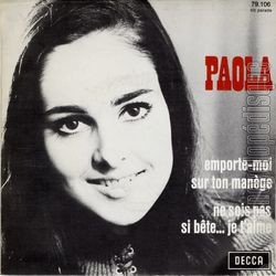 [Pochette de Emporte-moi sur ton mange (PAOLA (2))]