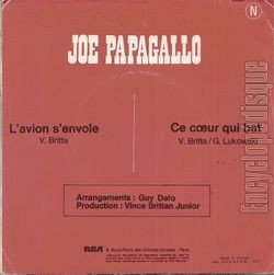 [Pochette de Ce cœur qui bat (Joe PAPAGALLO) - verso]