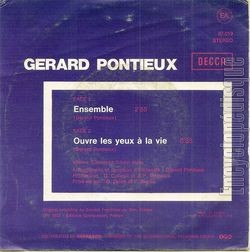 [Pochette de Ensemble (Grard PONTIEUX) - verso]