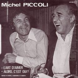 [Pochette de L’art d’aimer (Michel PICCOLI) - verso]