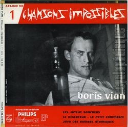 [Pochette de Chansons impossibles - N 1 (Boris VIAN)]