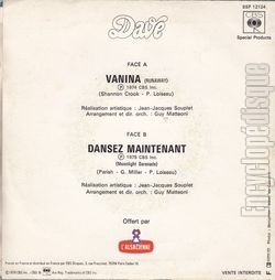 [Pochette de Vanina (DAVE) - verso]