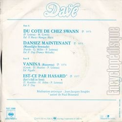 [Pochette de Vanina (4 titres) (DAVE) - verso]