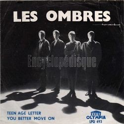 [Pochette de Teen age letter (Les OMBRES)]