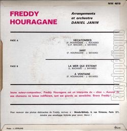 [Pochette de Hcatombes (Freddy HOURAGANE) - verso]