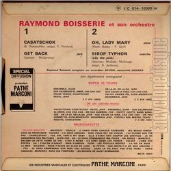 [Pochette de Sirop typhon (Raymond BOISSERIE) - verso]