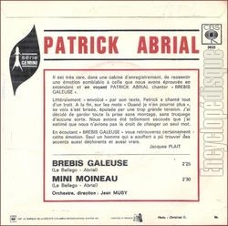 [Pochette de Brebis galeuse (Patrick ABRIAL) - verso]