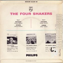 [Pochette de Natacha (The FOUR SHAKERS) - verso]