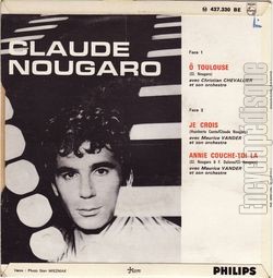 [Pochette de  Toulouse (Claude NOUGARO) - verso]