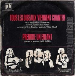 [Pochette de Tous les oiseaux viennent chanter (Nicole VALRIE) - verso]