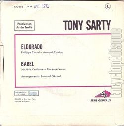 [Pochette de Eldorado (Tony SARTY) - verso]