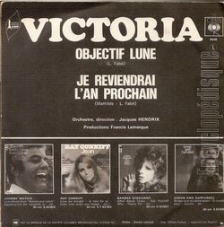 [Pochette de Objectif Lune (VICTORIA) - verso]