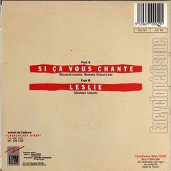 [Pochette de Si a vous chante (Georges CHELON) - verso]