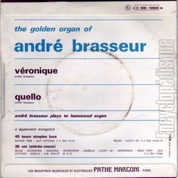 [Pochette de Quello (Andr BRASSEUR) - verso]