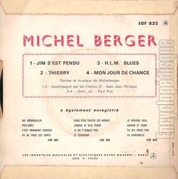 [Pochette de Jim s’est pendu (Michel BERGER) - verso]