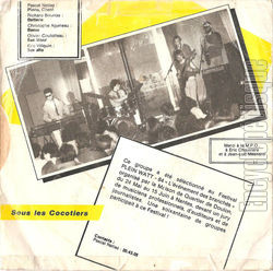 [Pochette de Sur les bancs des squares (FROGGY BAND) - verso]