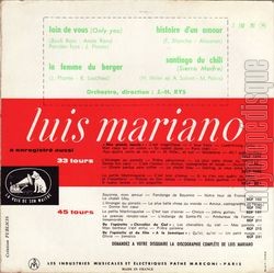 [Pochette de Only you (Luis MARIANO) - verso]