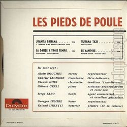 [Pochette de Juanita banana (Les PIEDS DE POULE) - verso]