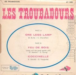 [Pochette de One less lamp (Les TROUBADOURS) - verso]