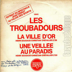 [Pochette de La ville d’or (Les TROUBADOURS)]