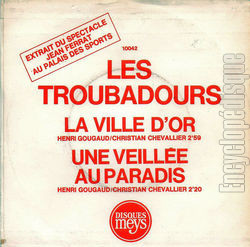 [Pochette de La ville d’or (Les TROUBADOURS) - verso]