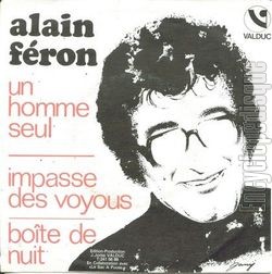 [Pochette de Un homme seul (Alain FRON)]