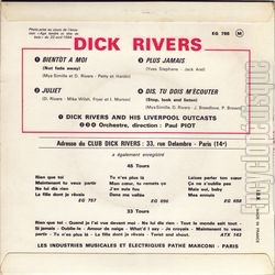 [Pochette de Bientt  moi (Dick RIVERS) - verso]