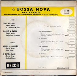 [Pochette de La bossa nova (Martha KELLY) - verso]