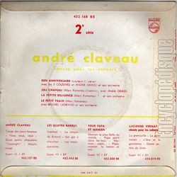 [Pochette de Andr Claveau chante pour les enfants (Andr CLAVEAU) - verso]