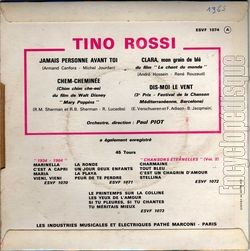 [Pochette de Jamais personne avant toi (Tino ROSSI) - verso]