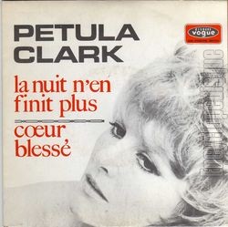 [Pochette de La nuit n’en finit plus (Petula CLARK)]