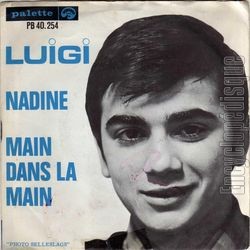 [Pochette de Nadine / Main dans la main (LUIGI) - verso]