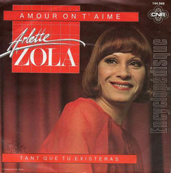 [Pochette de Amour, on t’aime (Arlette ZOLA) - verso]