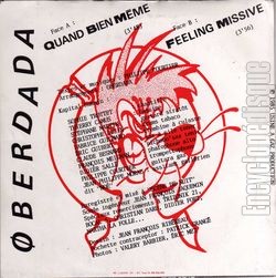 [Pochette de Quand bien mme (OBERDADA) - verso]