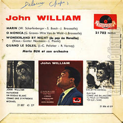 [Pochette de Marin (John WILLIAM) - verso]