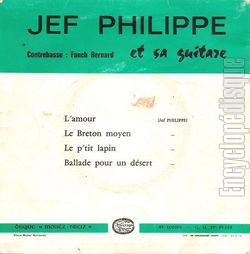 [Pochette de L’amour (Jef PHILIPPE) - verso]