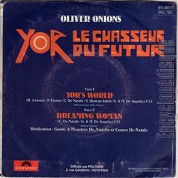 [Pochette de Yor, le chasseur du futur (B.O.F.  Films ) - verso]