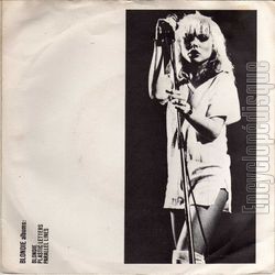 [Pochette de BLONDIE -  Sunday girl  (Les FRANCOPHILES) - verso]