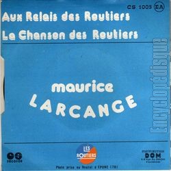 [Pochette de Aux Relais des Routiers (Maurice LARCANGE) - verso]