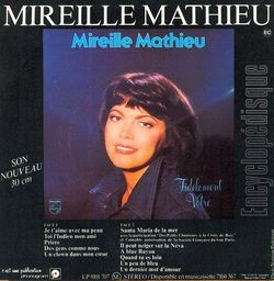 [Pochette de Santa Maria de la Mer (Mireille MATHIEU) - verso]